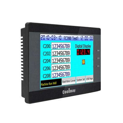 Digital HMI PLC All In One Industrial Machine 4AD 2DA Integrated HMI PLC