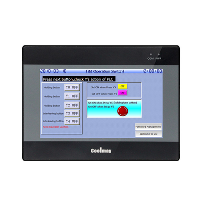 Coolmay TK8070H شاشة لمسة HMI 7 بوصة مع وحدة معالجة مركزية مزدوجة 1GHz