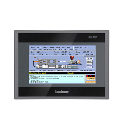 نظام لينكس 7'' لوحة الشاشة اللمسية PLC HMI كل شيء في واحد 8 قناة نبض عالية السرعة