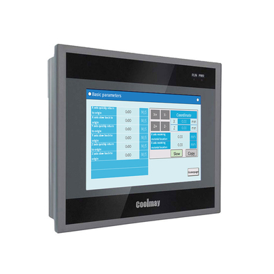 OEM/ODM Modbus RTU TCP Touch Panel PLC 30DI 30DO تحكم رقمي تشبيه متكامل 7 بوصة HMI plc لضاغط الهواء