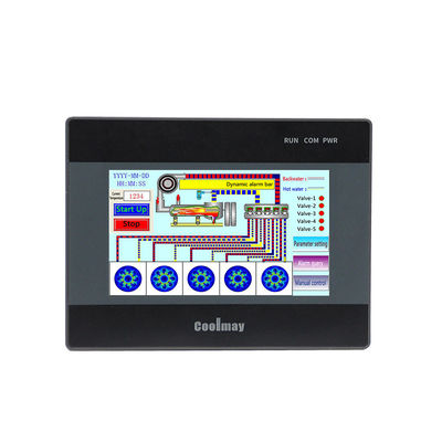 Coolmay Oem Odm Logo التشغيل الآلي الصناعي 12v 12v 24v Ac Dc Relay 24mt Digital Plc HMI مركب