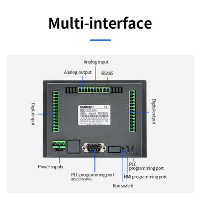 CNC Stepper Servo Brushless Pwm محرك مزدوج سائق السرعة HMI PLC Combo قابل للبرمجة
