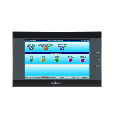 انتاج التناظري متكامل 5 بوصة HMI PLC وحدة تحكم أوتوماتيكية بالكامل زر تغذية آلة تحكم